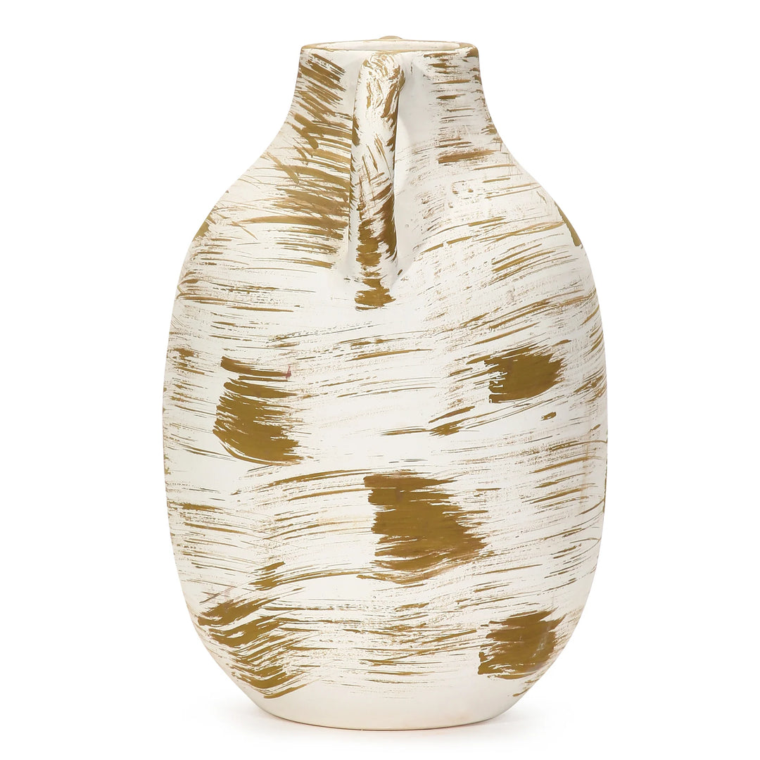 Handmade Terracotta Vase | Handmade Terracotta Vase - Ivory