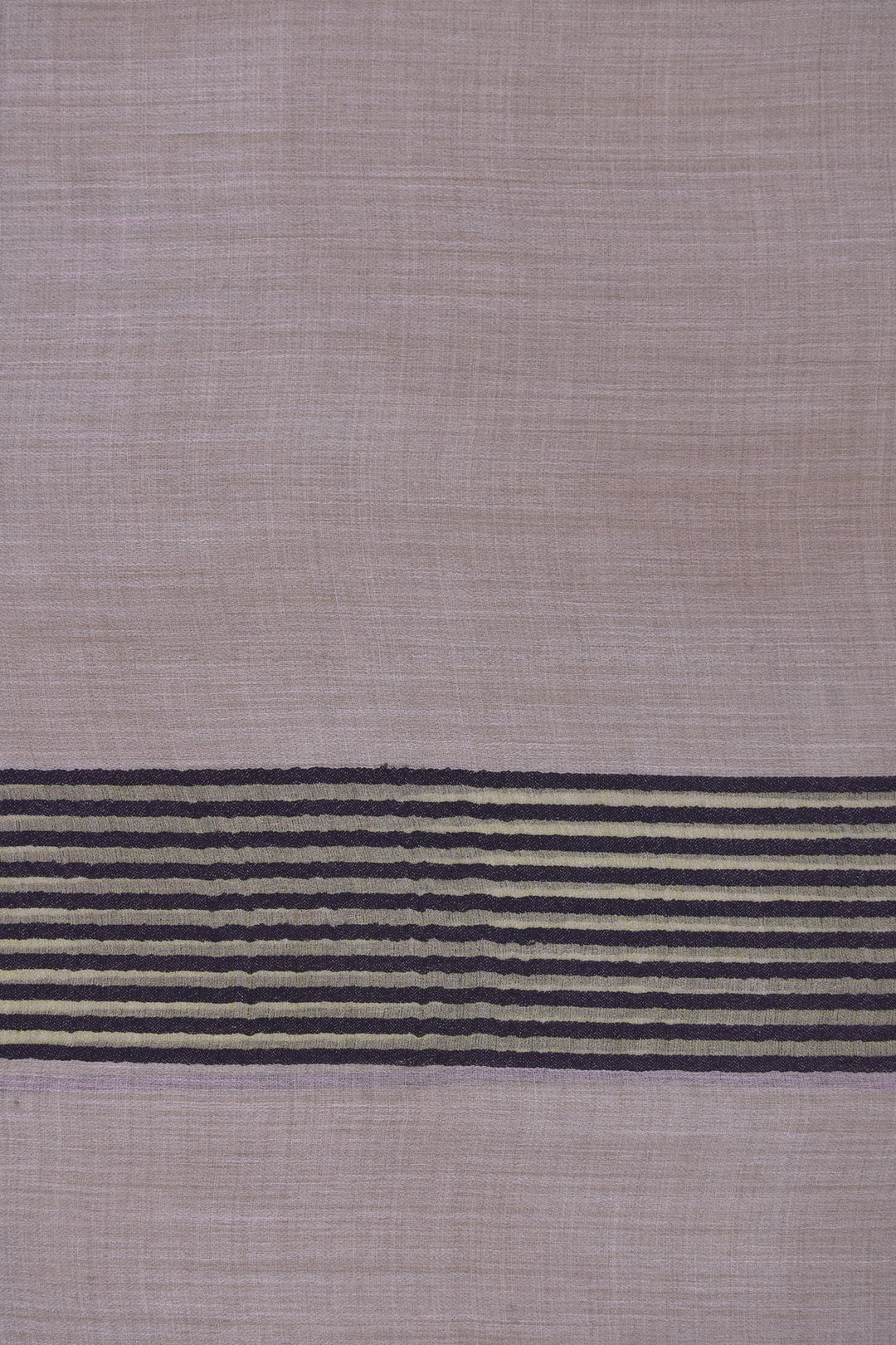 Lavender Cashmere Stole: Brown Wool with Lavender Inspiration | Lavandula Cashmere Stole - Brown