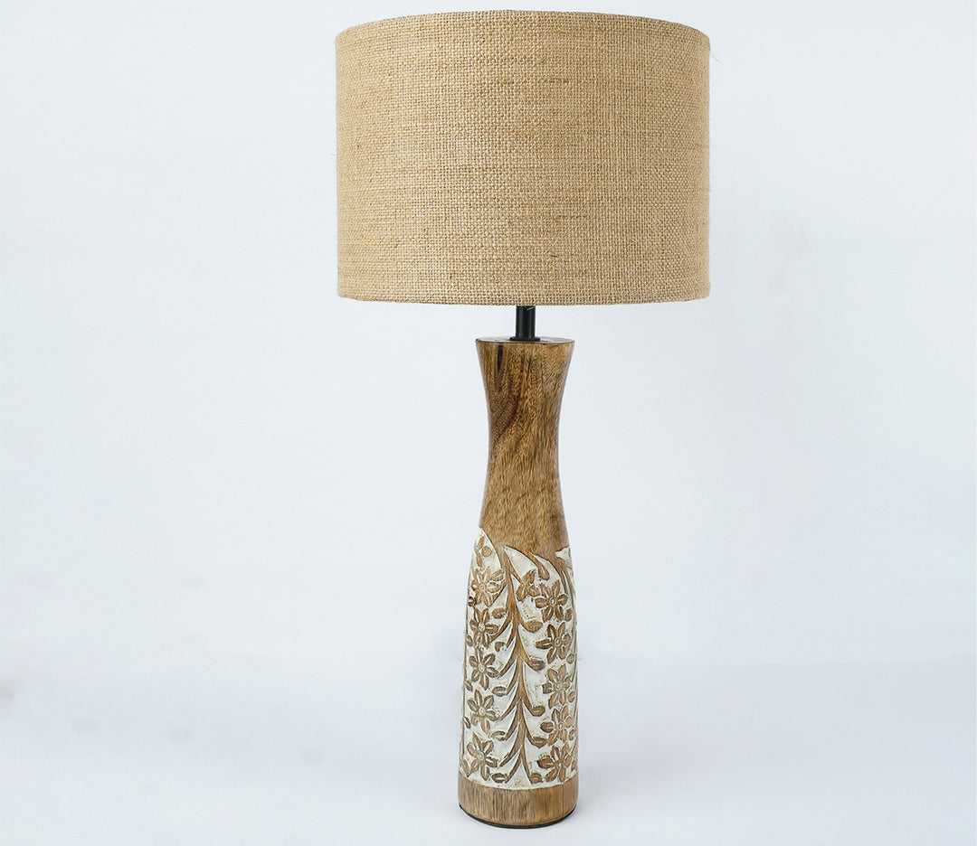 Handcrafted Brown Jute Table Lamp