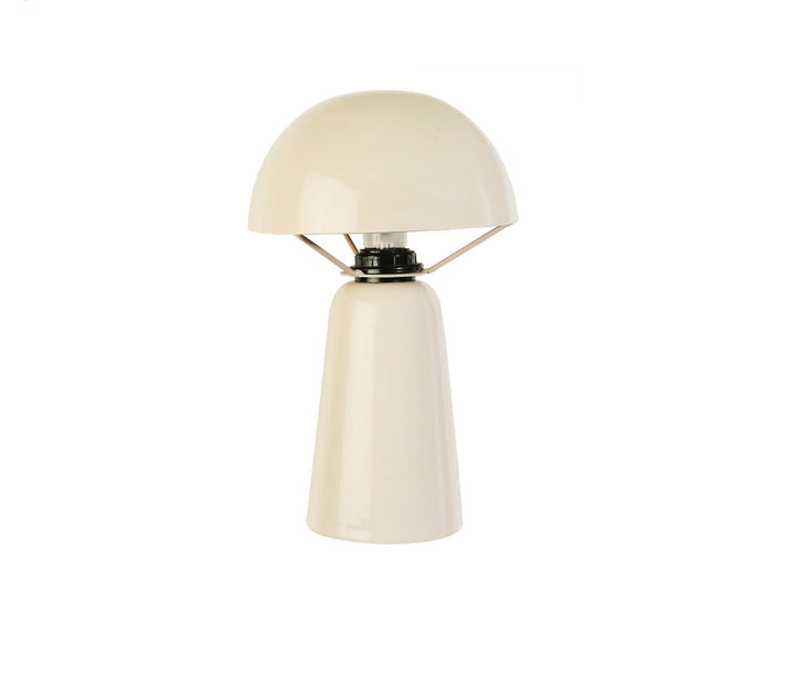 Cream Enamel Mini Table Lamp