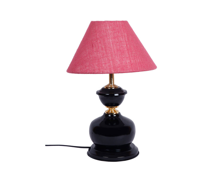 Modern Jute & Metal Table Lamp
