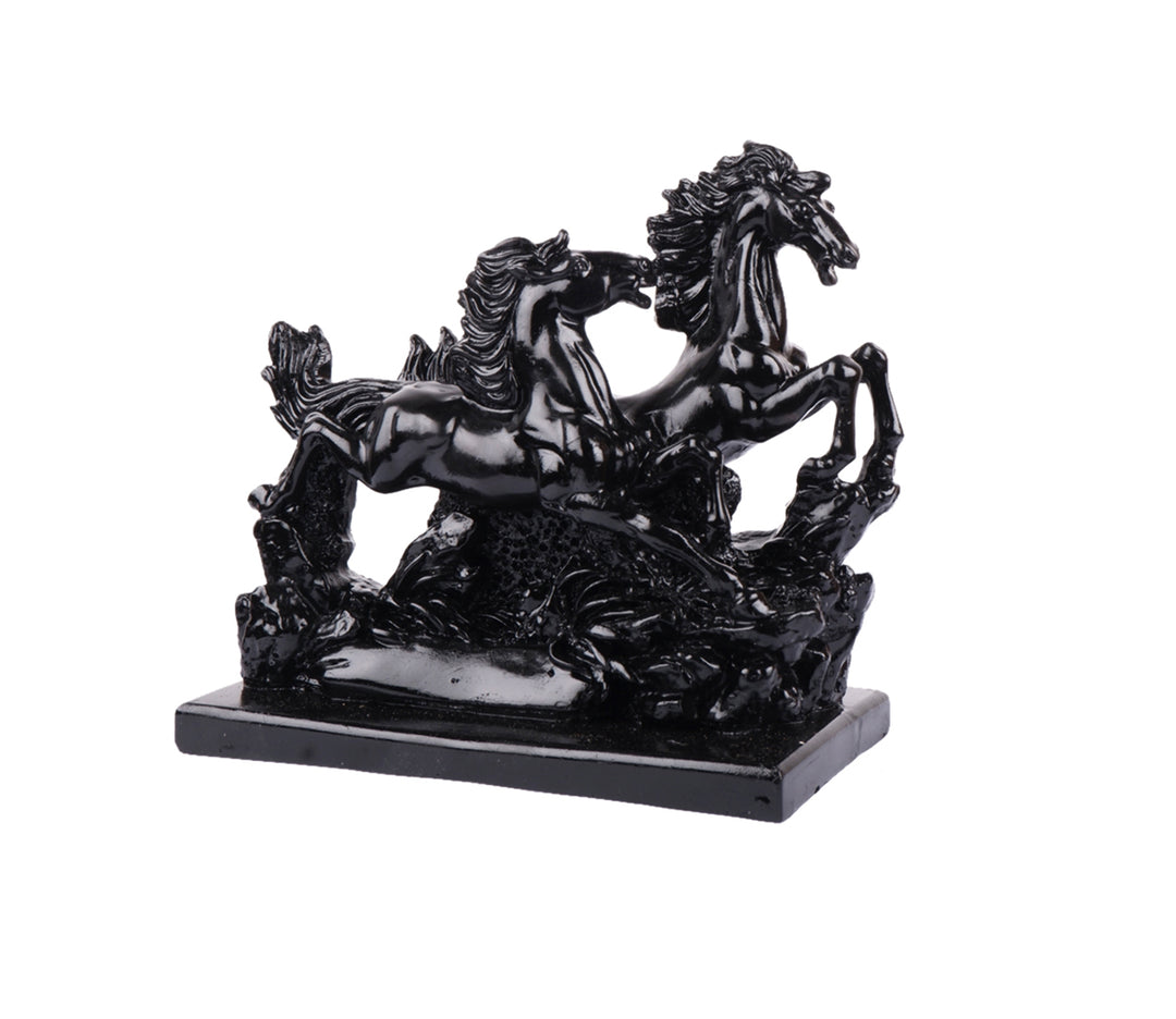 Black Running Horse Art Figurine | Running Horse Art Figurine (Black)