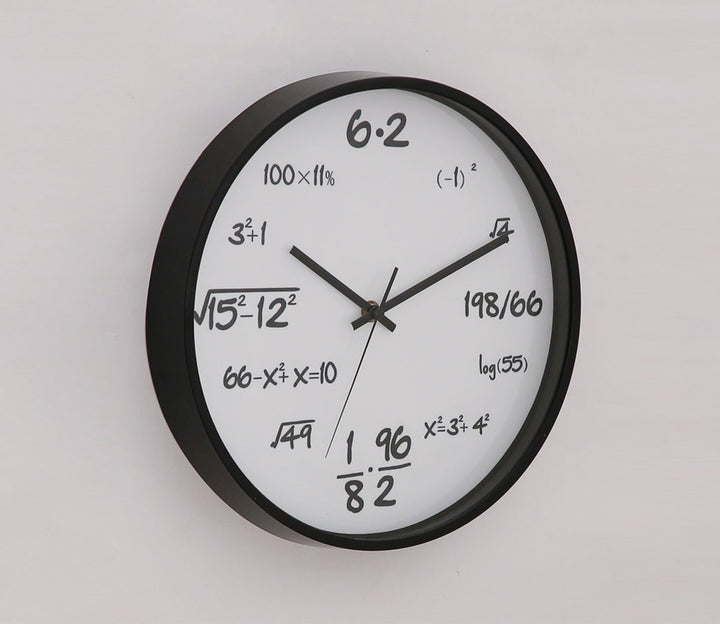 Modern Math Wall Clock