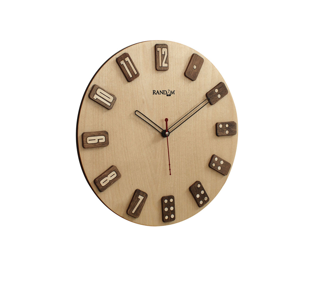 Classic Round Wooden Wall Clock