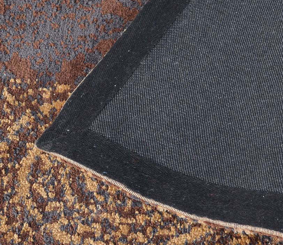 Brown Traditional Polyester Runner