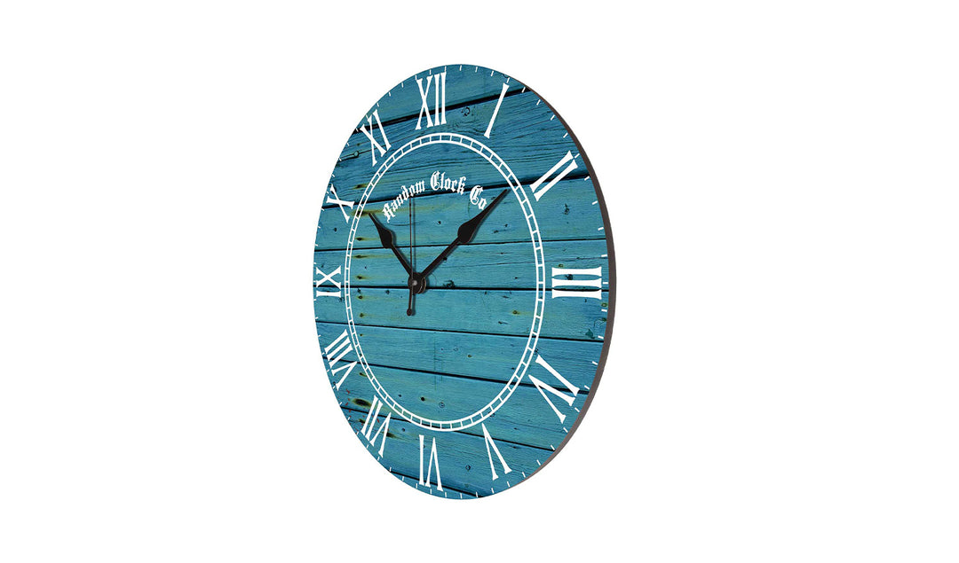 Rustic Sea Wooden Wall Clock