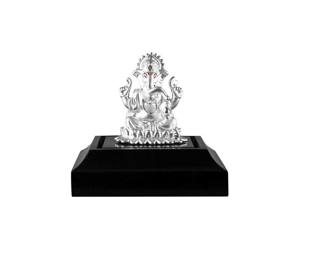 Captivating Pure Silver Ganesh Idol
