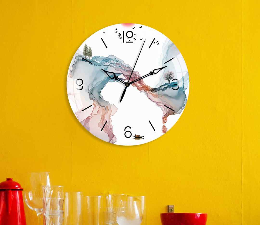 Stunning Scenery Acrylic Wall Clock