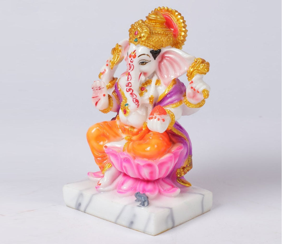Beautiful Handpainted Lord Ganesha for Success and Prosperity