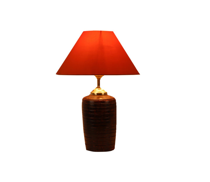 Rustic Orange Terracotta Table Lamp