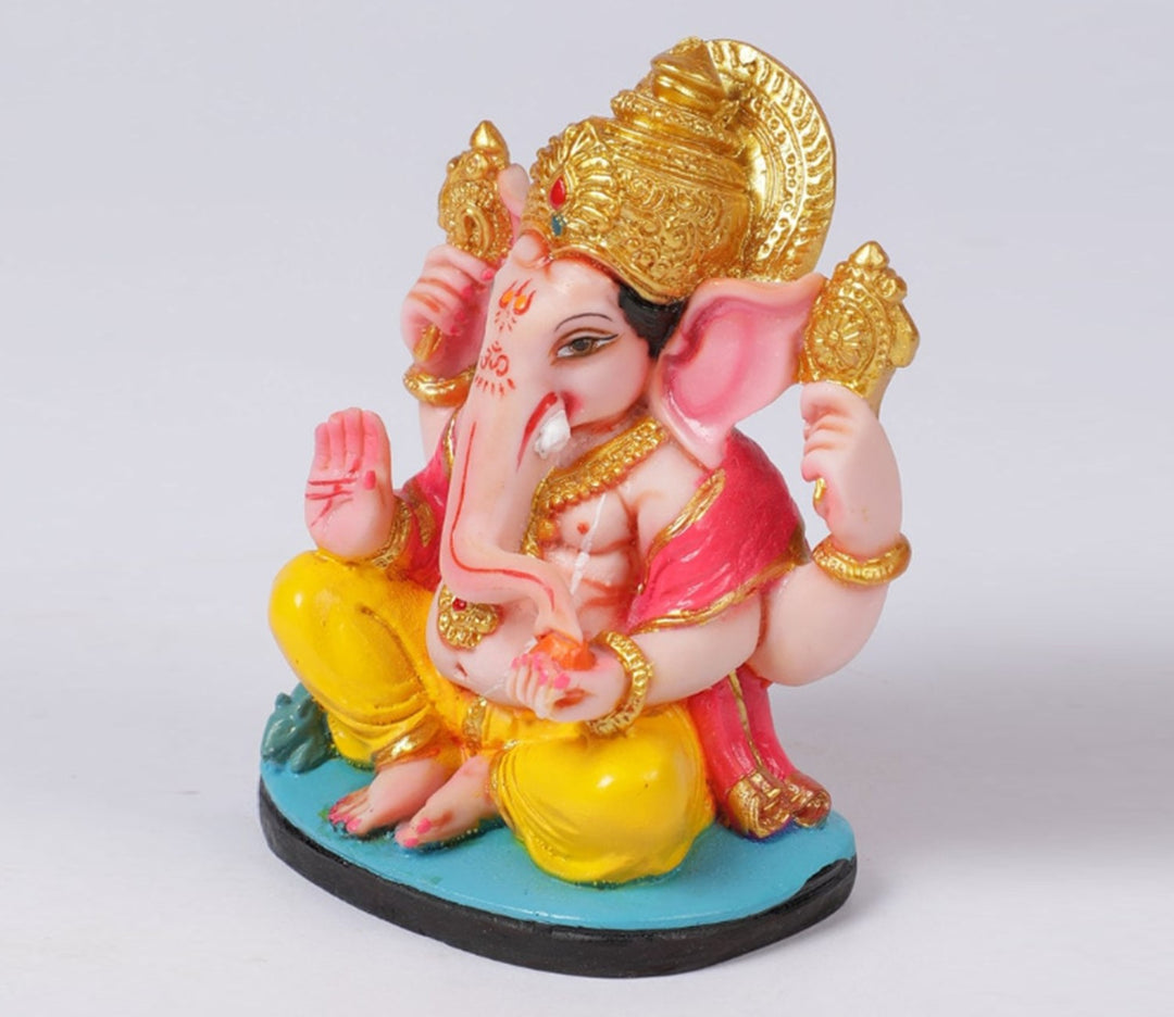 Handpainted Lord Ganesha Spiritual Idol