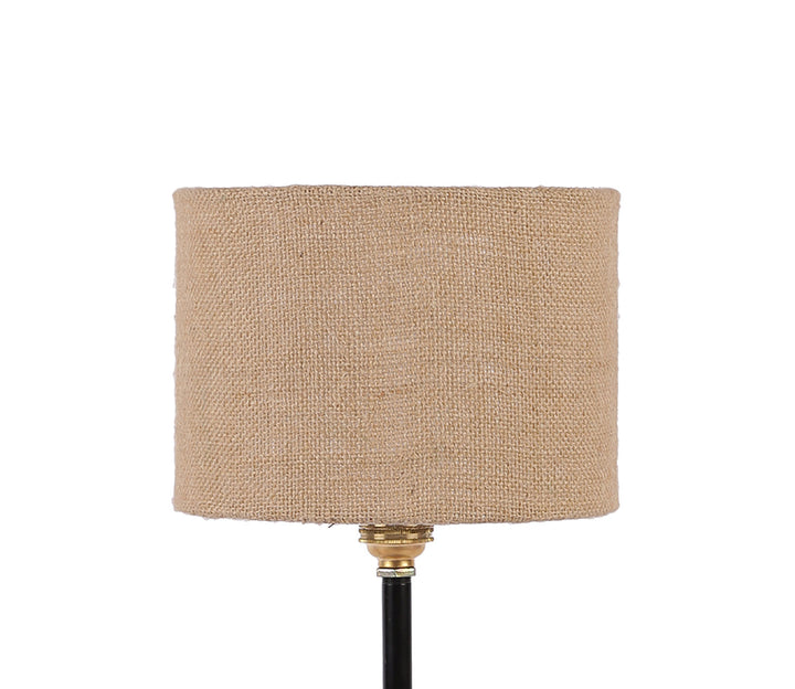 Table Lamp with Beige Fabric Shade