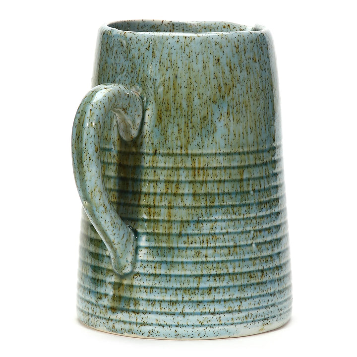 Small Ceramic Vase | Handmade Ceramic Small Jug Vase - Green