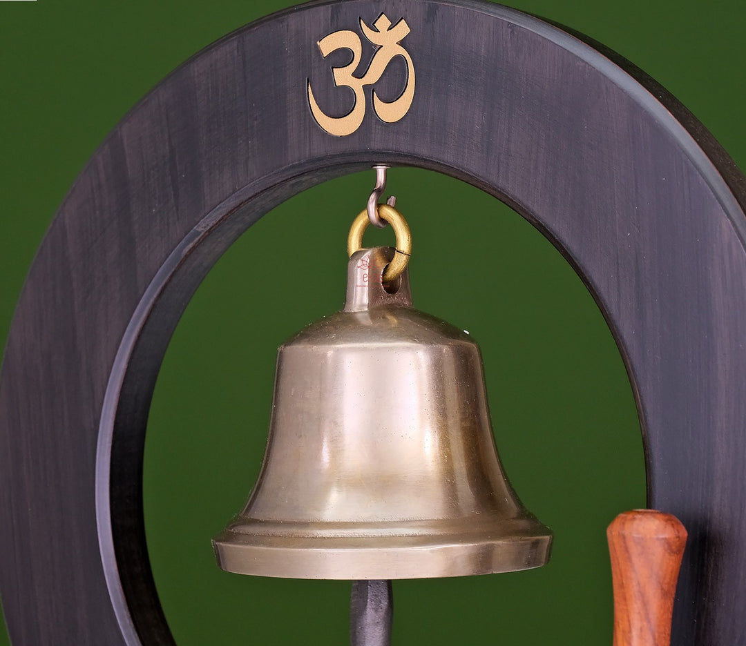 Traditional Brass Temple Bell for Pooja