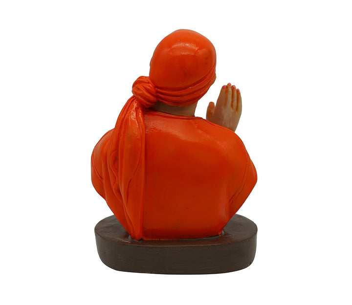 Decorative Hand-Painted Marble Figurine - Orange