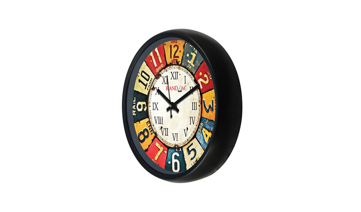 Simple Black Analog Wall Clock