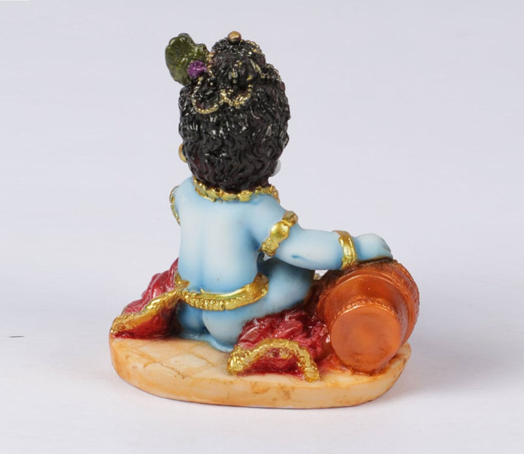 Decorative Hand-Painted Marble Figurine