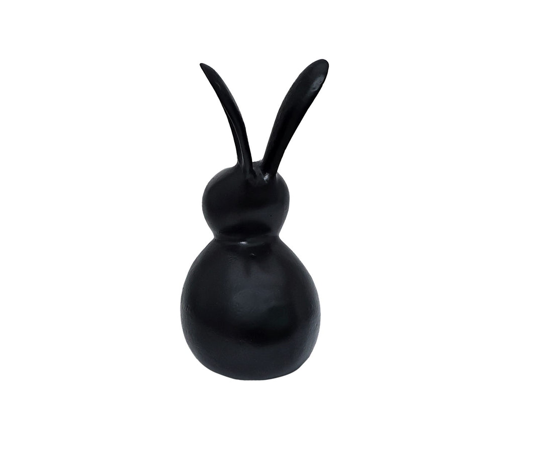 Black Abstract Hare Sculpture | Abstract Hare Sculpture (Black)