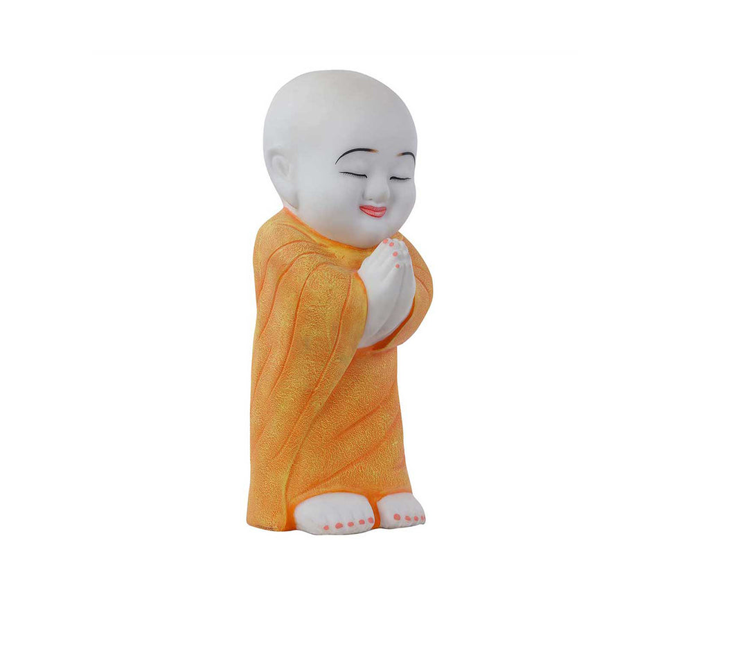 Decorative Orange Marble Figurine
