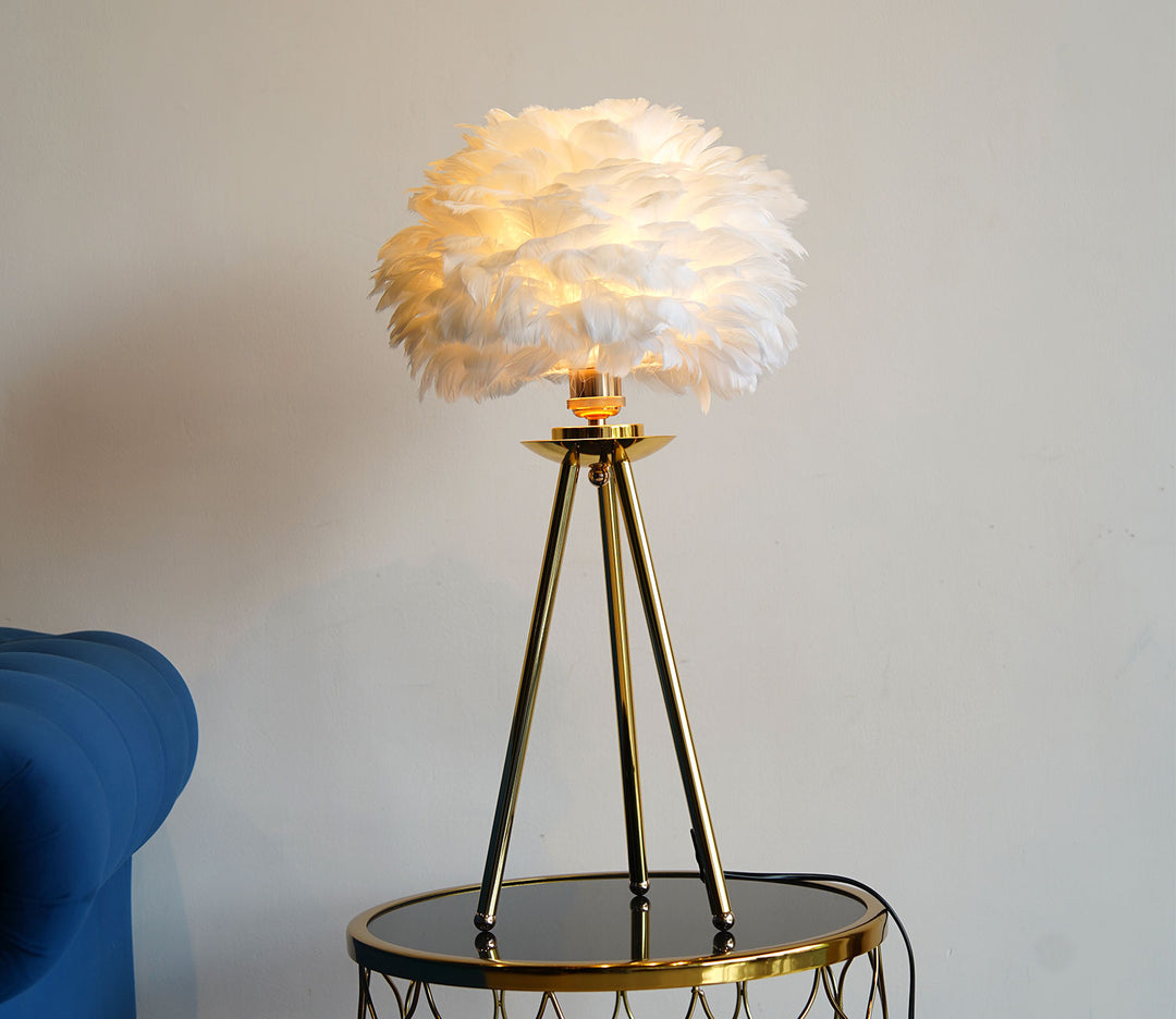 Modern Sleek Metal Table Lamp