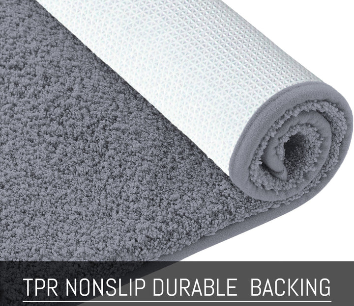 Anti-Slip Microfiber Floor Runner - Gray