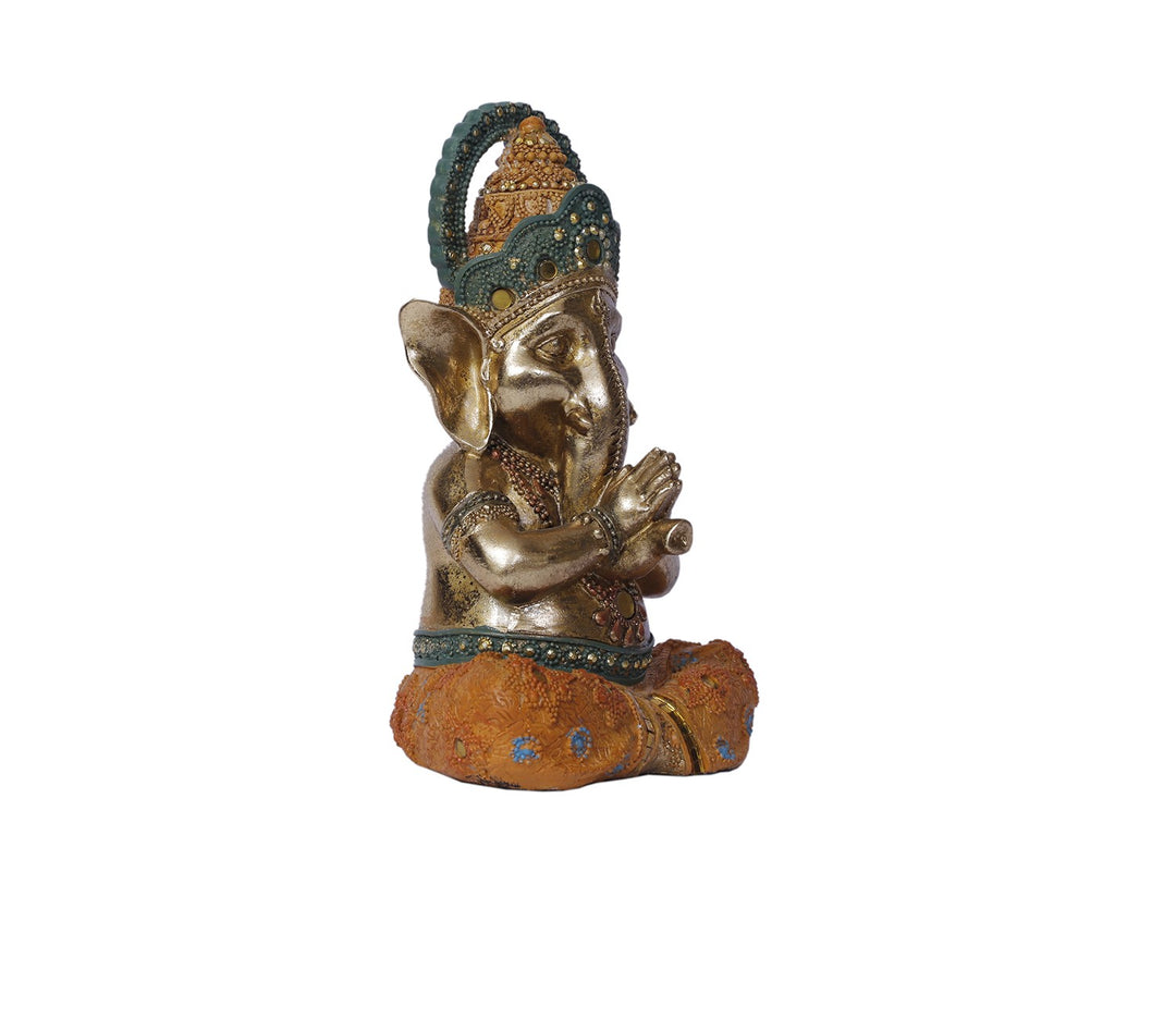 Multicolour Polytone Ganesha Idol | Multicolour Polytone Ganesha Idol