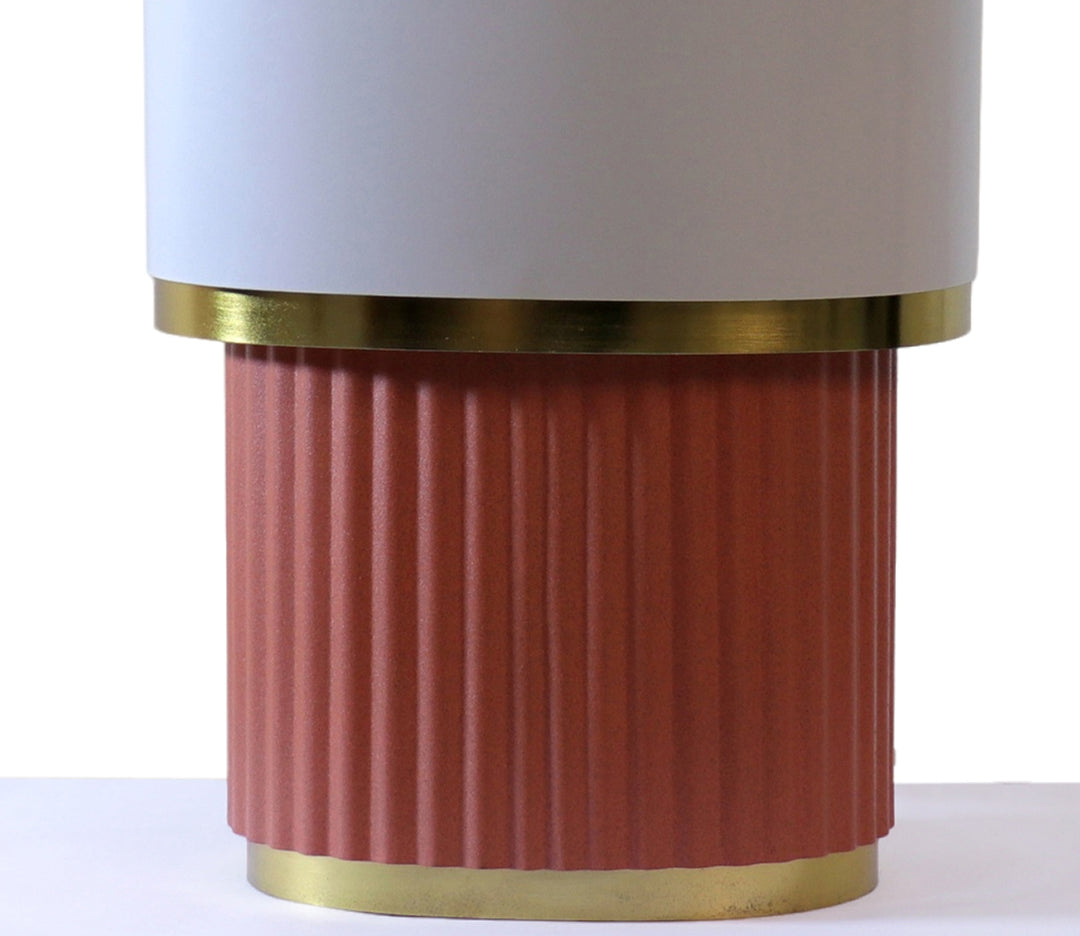 Warming Brass Table Lamp with Shade