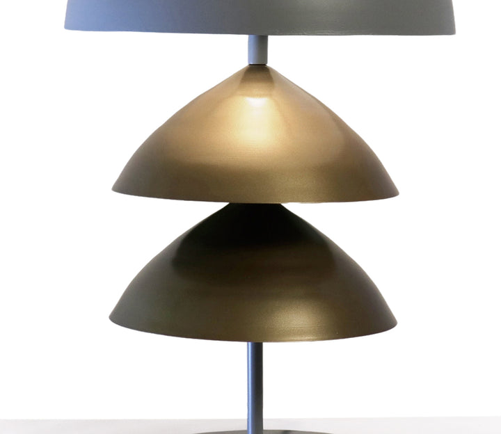 Modern Metal Table Lamp with Enamel Finish (Large)