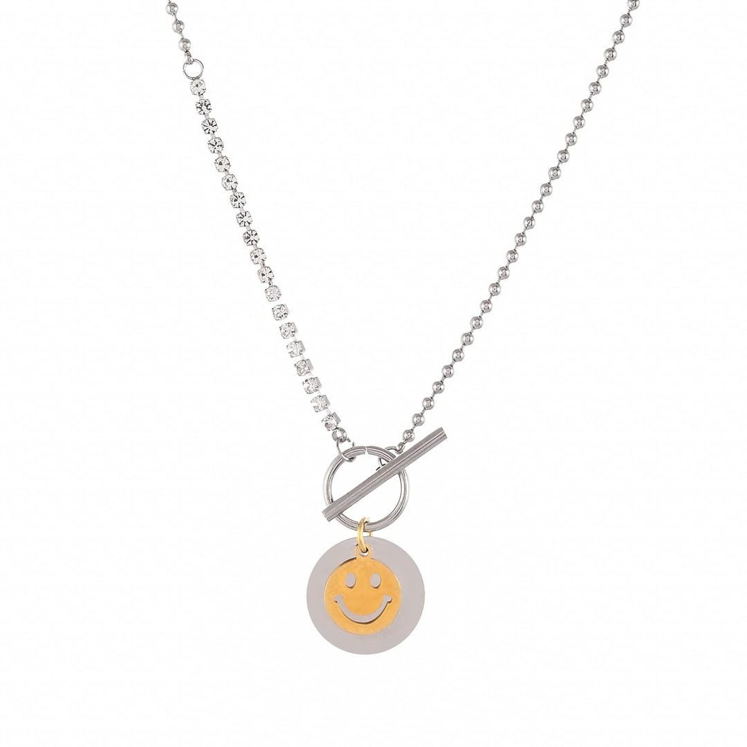Smiley Face Charm Pendant Chain | Smiley Face Charm Pendant Chain for Women and Girls