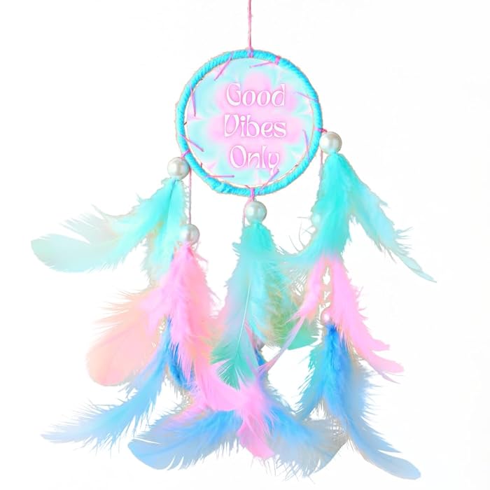 Good Vibes Car Hanging | Handmade Pastel "Good Vibes Only" Car Hanging for Positivity