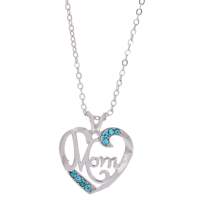 Silver Mother & Child Pendant | Silver Plated Forever Mom's Love Pendant For Women