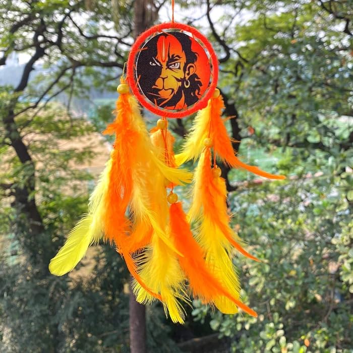 Jai Hanuman Car Hanging | Handmade Jai Hanuman Car Hanging for Positive Vibes