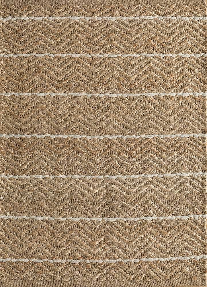Exotic Material Eco-Friendly Area Rug | Modern Flat Weaves Aprezo Jute and Rayan Carpet Area Rug (2x3 Feet, Rectangle)