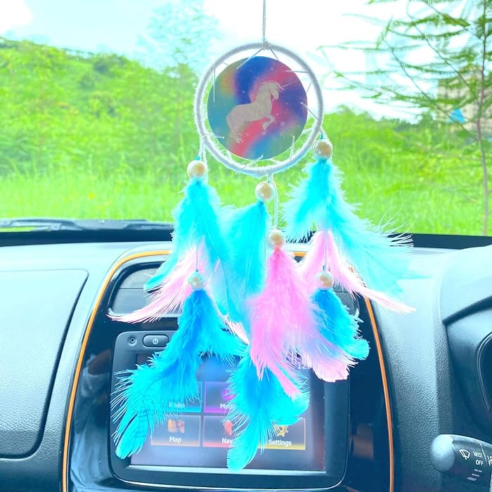 Unicorn Car Hanging | Handmade Unicorn Car Hanging for Positivity