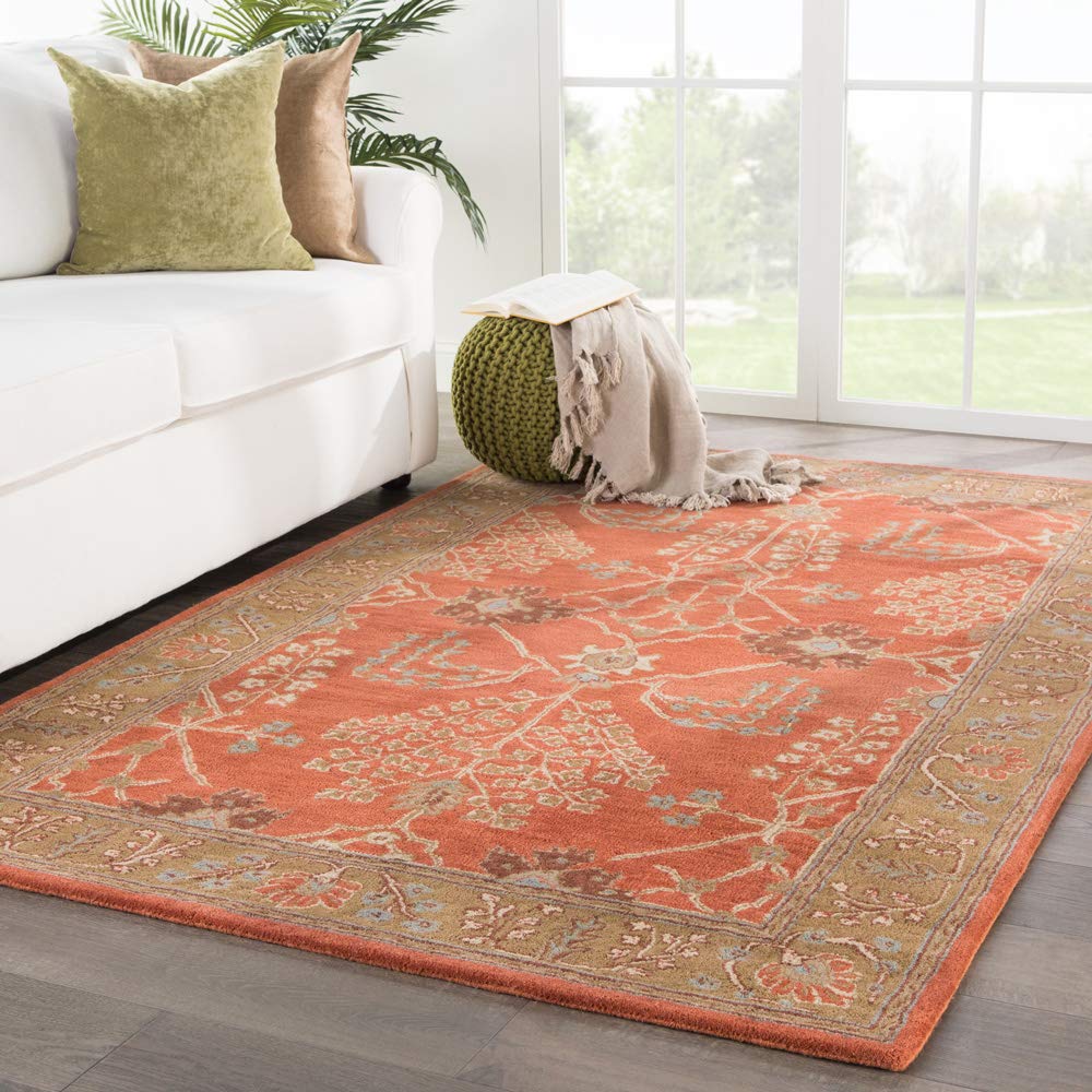 Transitional Wool Area Rug: Luxurious and Durable | Hand Tufted Mythos Wool Carpet Area Rug (8x10 Feet, Rectangle)