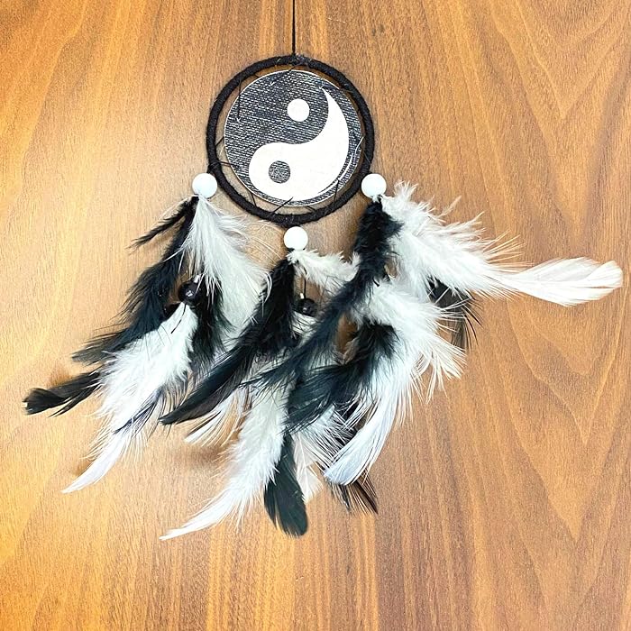 Yin and Yang Car Hanging | Handmade Yin and Yang Car Hanging for Positivity