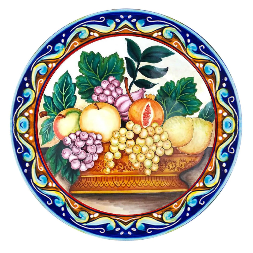 3 Scratch-Resistant 7-Inch Ceramic Plates | Wall Hanging Ceramic Plate 7" Set of 3 - Multi Color