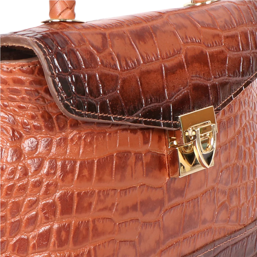 Tan Leather Sling Bag | Sophisticate Tan Sling Bag