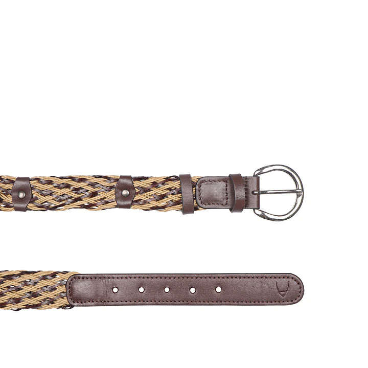 Brown Leather Belt for Women | Urban Chic - Women's Woven Belt