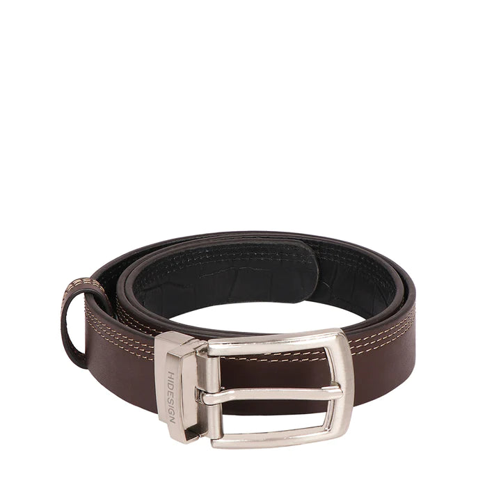 Men's Leather Belt | Brown Mel Ranch Men's Reversible Belt