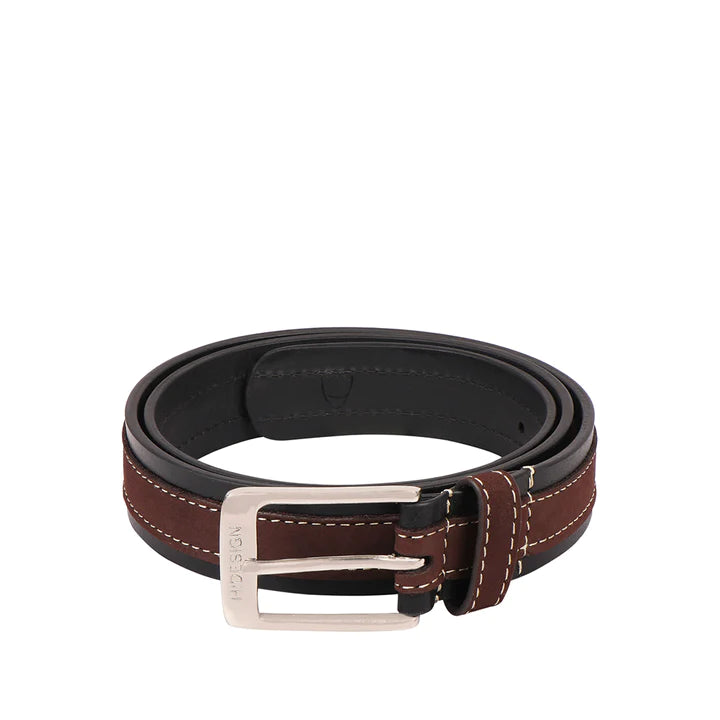 Men's Brown Leather Belt | Distinctive Brown Buck Men's Belt
