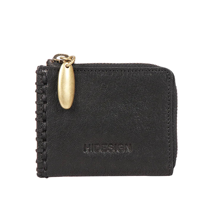 Black Leather Card Holder | Chic Card Companion