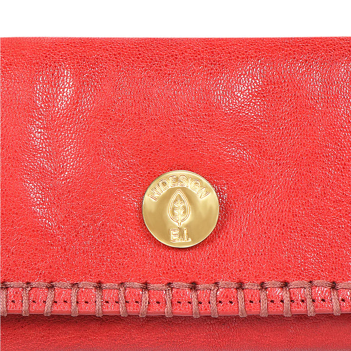 Red Leather Sling Wallet | Dance Away Sling Wallet