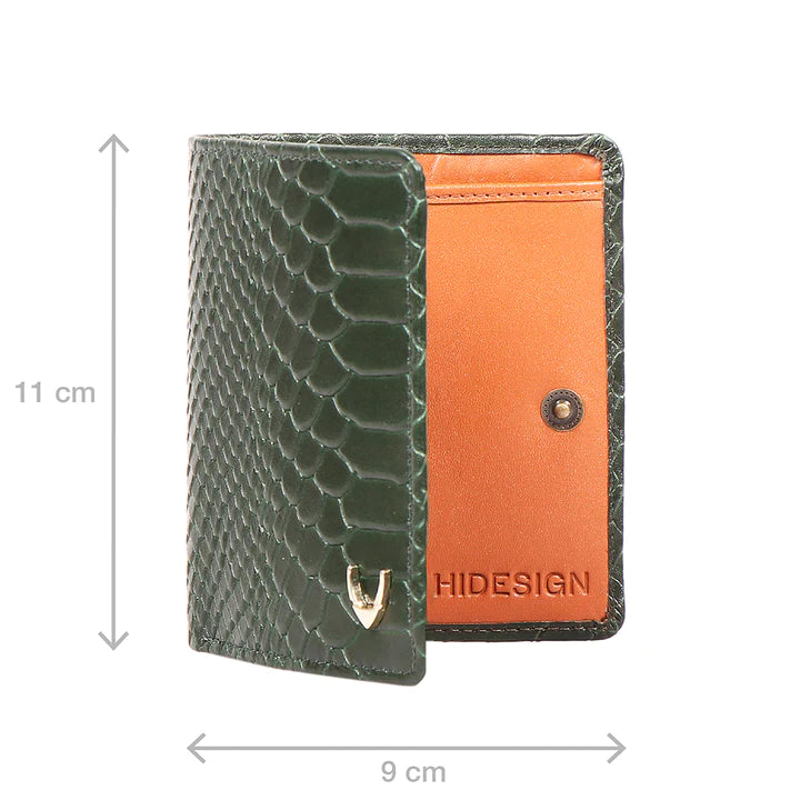Green Leather Bi-Fold Wallet | Heritage Essence Bi-Fold Wallet