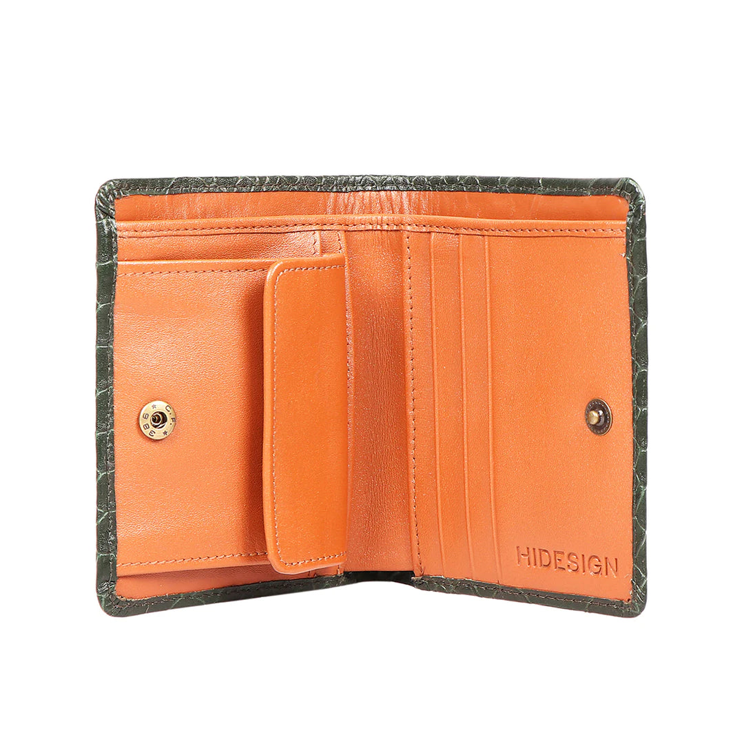 Green Leather Bi-Fold Wallet | Heritage Essence Bi-Fold Wallet