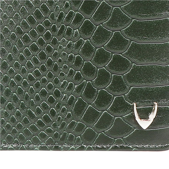 Green Leather Bi-Fold Wallet | Heritage Essence Bi-Fold Wallet