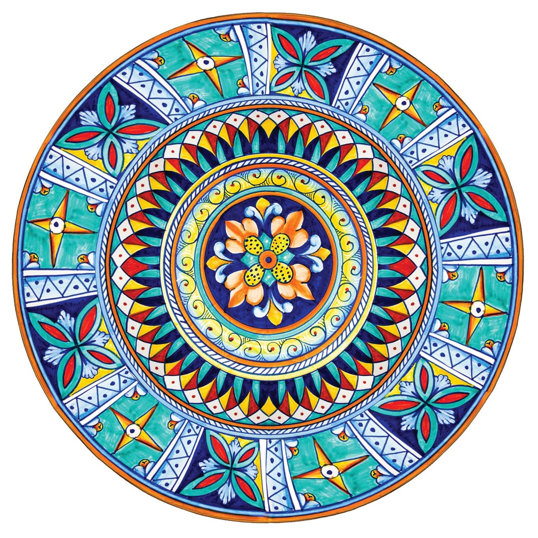 Decorative Ceramic Wall Plate | Exclusive Wall Hanging Ceramic Plate 10" - Multi Color
