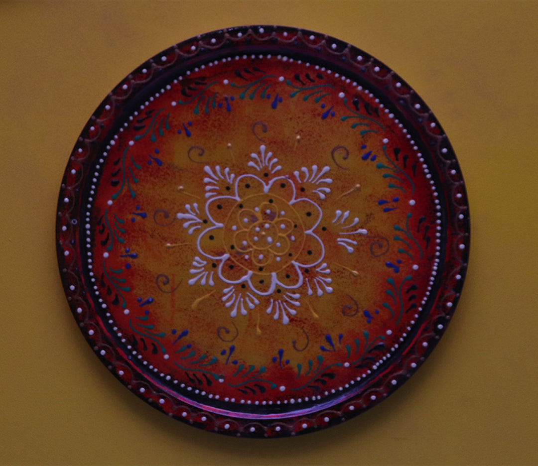 Multicolor MDF Wood Decorative Wall Plate