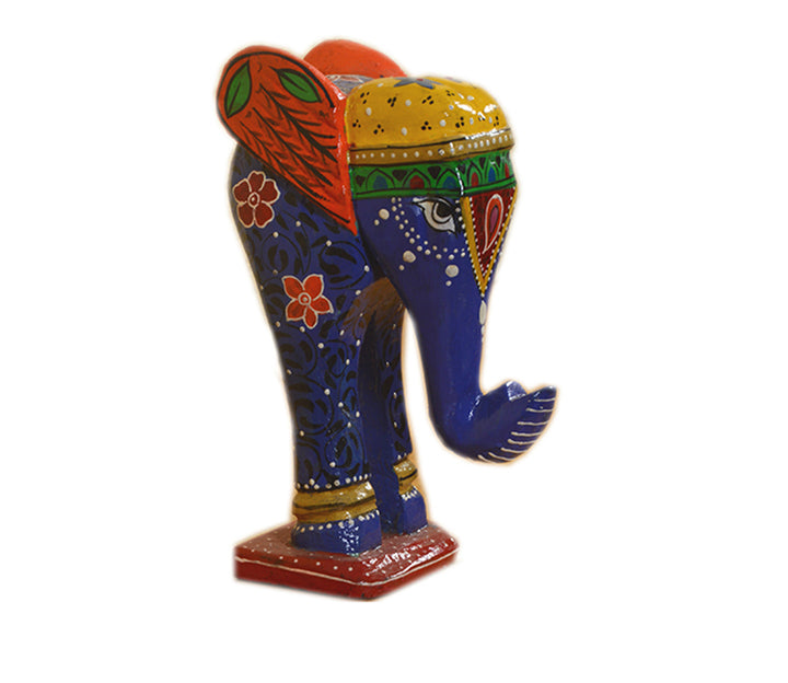 Colorful Elephant Sculpture | Multicolor Elephant Table Showpeice