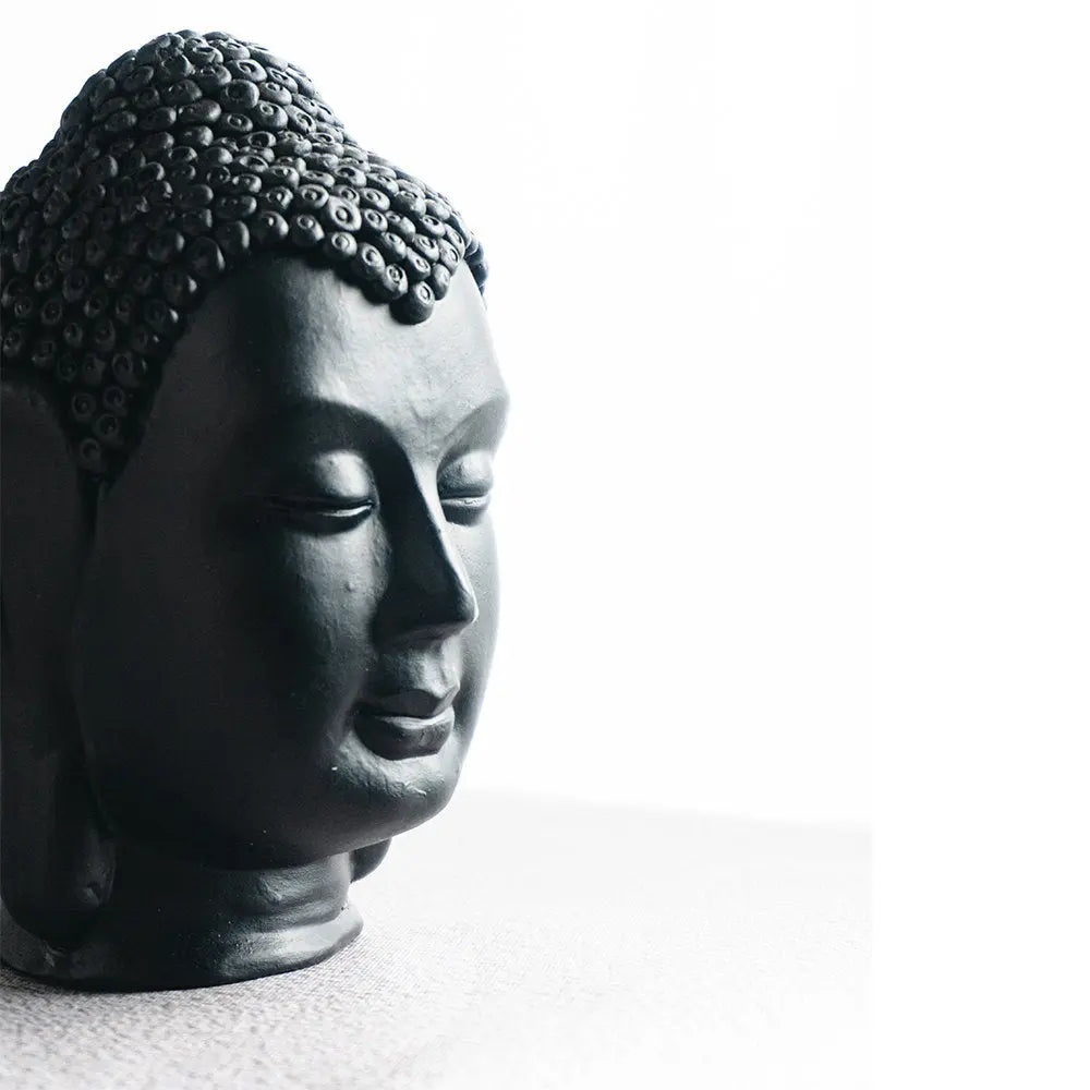 Terracotta Buddha Face Sculpture | Handmade Terracotta Unique Buddha Face Sculpture
